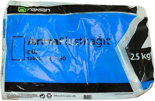 Plast Ka t Bloklu Plast Naylon  effaf D z Tabaka 35X50 Cm 2500 Gr Paket