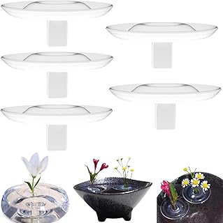 2025 クリエイティブフローティングフラワーアレンジメントホルダー、2025 革新的なフローティングフラワーディスプレイスタンド、クリアアクリルフローティングフラワーボウルステムホルダー、モダンなフローティング花瓶台座スタンド ホームオフィス用