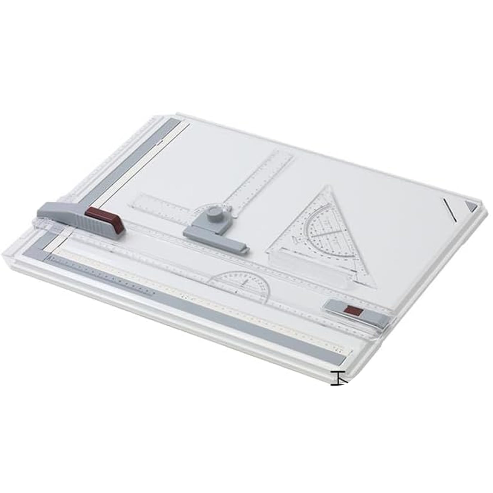 Tablero de Dibujo Profesional A3 51x37cm – Mesa de Dibujo Portátil con Regla T y Accesorios – Sistema Métrico para Ingenieros y Diseñadores LKO285