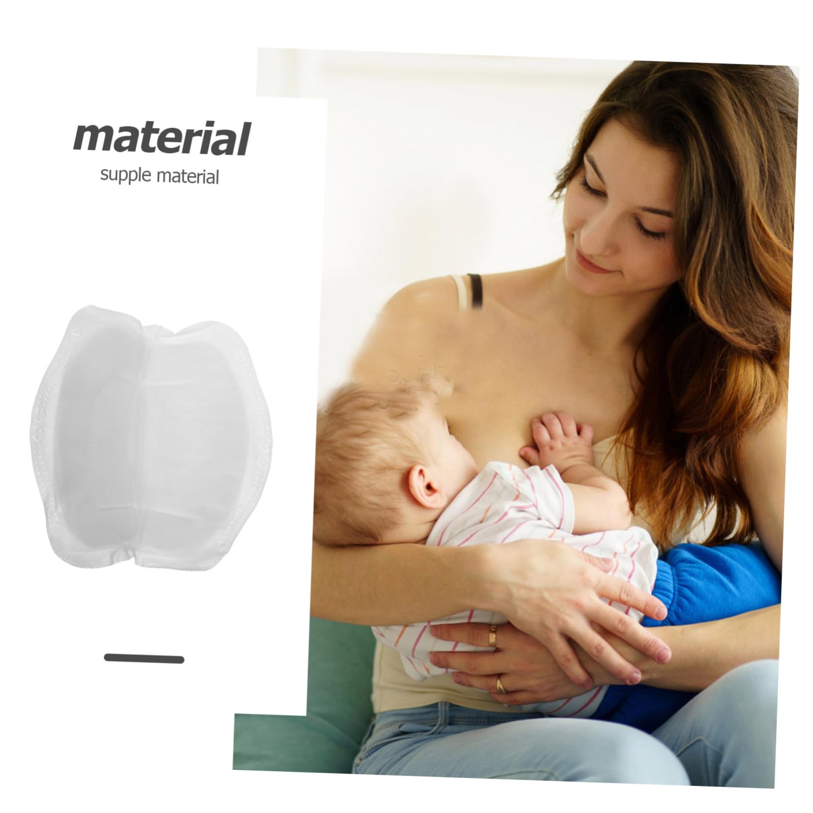 MAGICLULU 192 Stk Brustpolster Stilleinlagen Zum Stillen Bezüge Für Die Brust Atmungsaktive Pads Dünne Stillkissen Brustkissen Praktische Stilleinlage Stilleinlagen Für Den Haushalt Vlies
