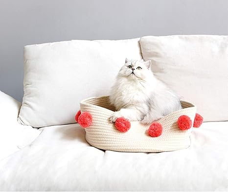 Amazon Co Jp 犬と猫のためのペットベッド 手作りのペットベッド ペットクッションの丸いベッドの寝袋睡眠が改善され 洗濯機で洗えます 40 40 16 Cm Color C ホーム キッチン