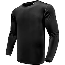 Mens 1, 3 or 5 Pack Performance Long Sleeve T-Shirts, UPF 50+ Sun Protection Shirts, Athletic Gym Workout Shirts for Running