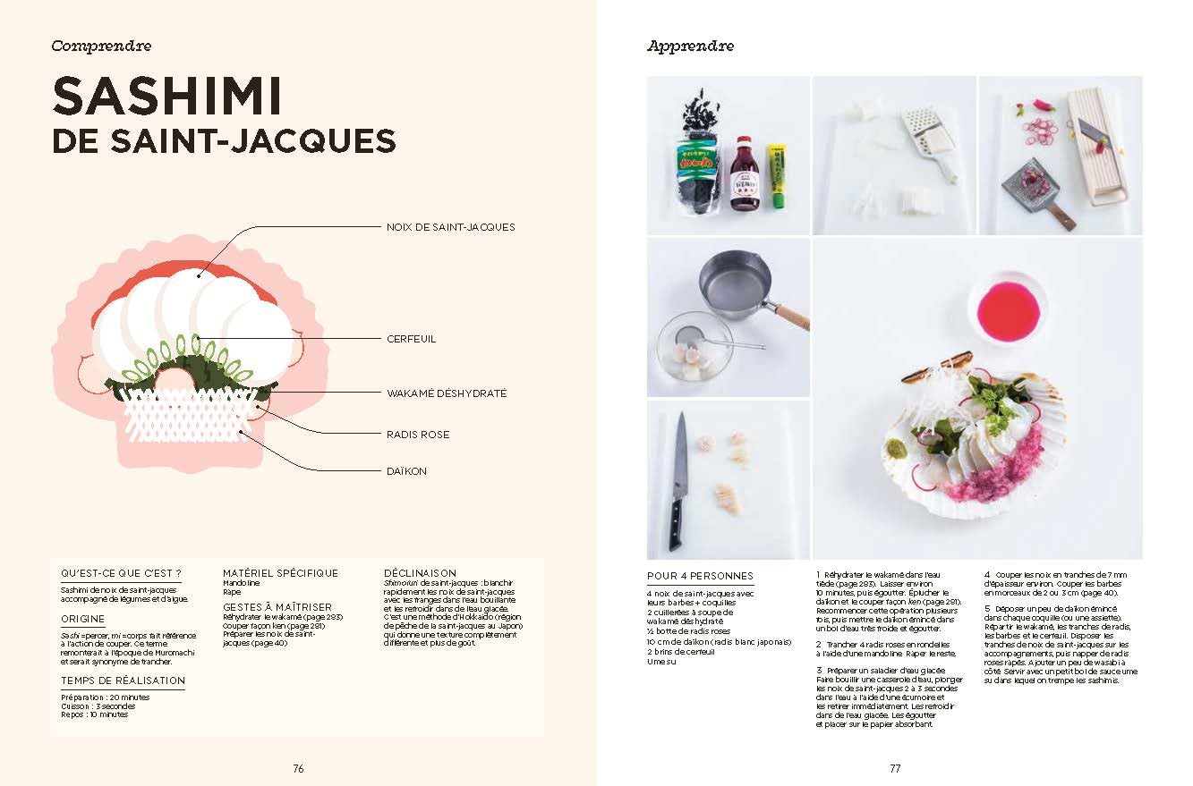 Le grand manuel de la cuisine japonaise: Techniques, produits & recettes