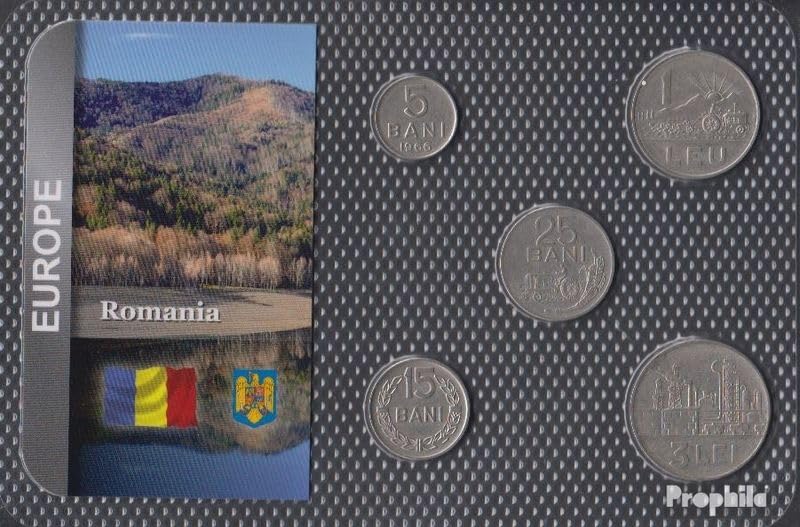 5 Bani jusqu'à ce Que 3 Lei Roumanie 1966 pour compléter vos séries