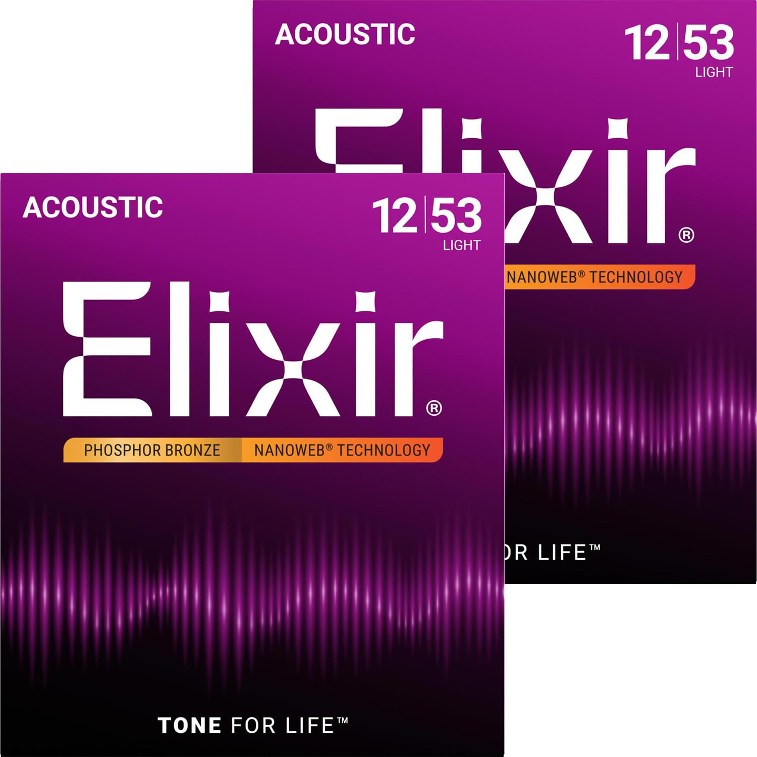 Elixir エリクサー アコースティックギター弦 NANOWEB フォスファー…
