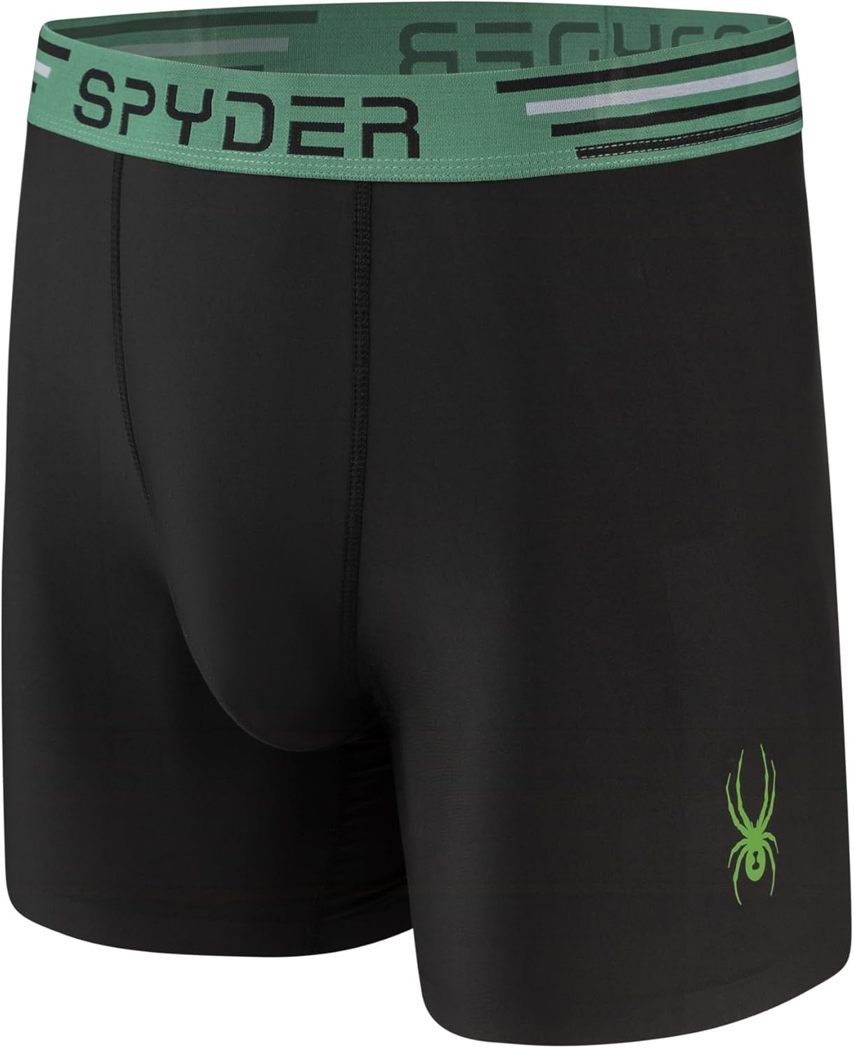 Spyder Mens Boxer Briefs 4 Pack Poly Spandex Performance Underwear/Bonded Hem Boxer Briefs - Image 3