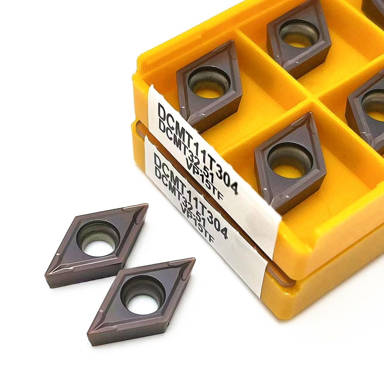 1pcs SDJCR1616H11 Indexable Lathe Turning Tool Lathe Tools Holder with 10pcs DCMT11T304 VP15TF Carbide Insert External Turning Tool