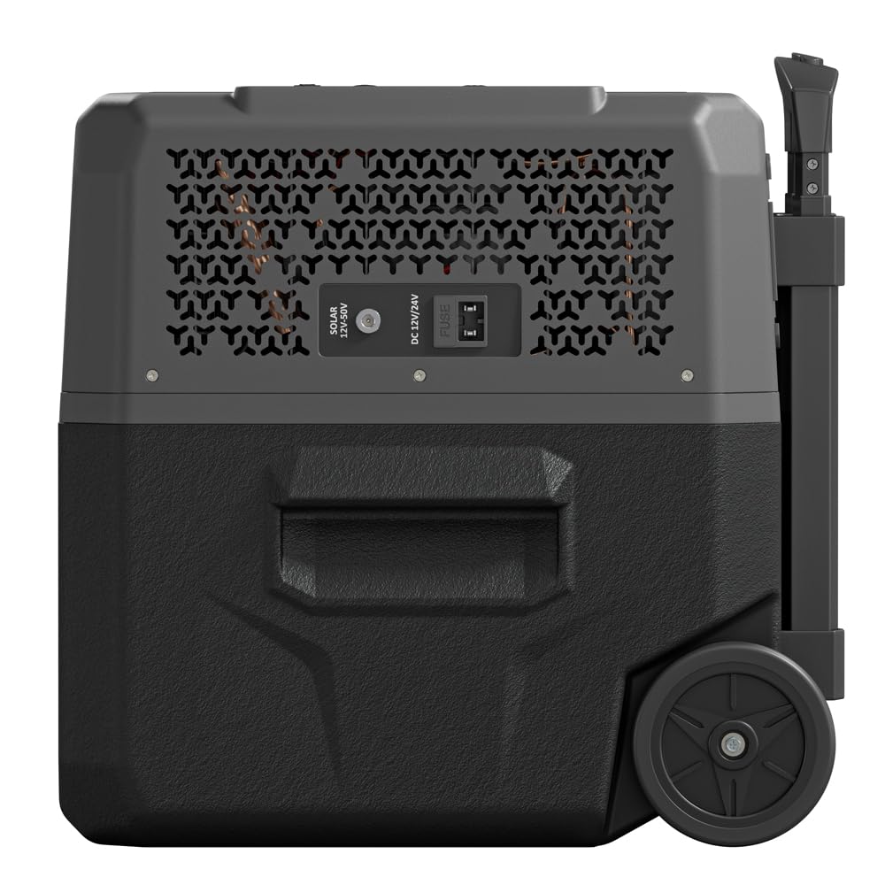 Yolco BCX30 Carbon elektryczna lodówka kompresorowa, sterowanie za pomocą Bluetooth, 12/24 V i 230 V, do samochodu, ciężarówki, łodzi, lodówki kempingowej