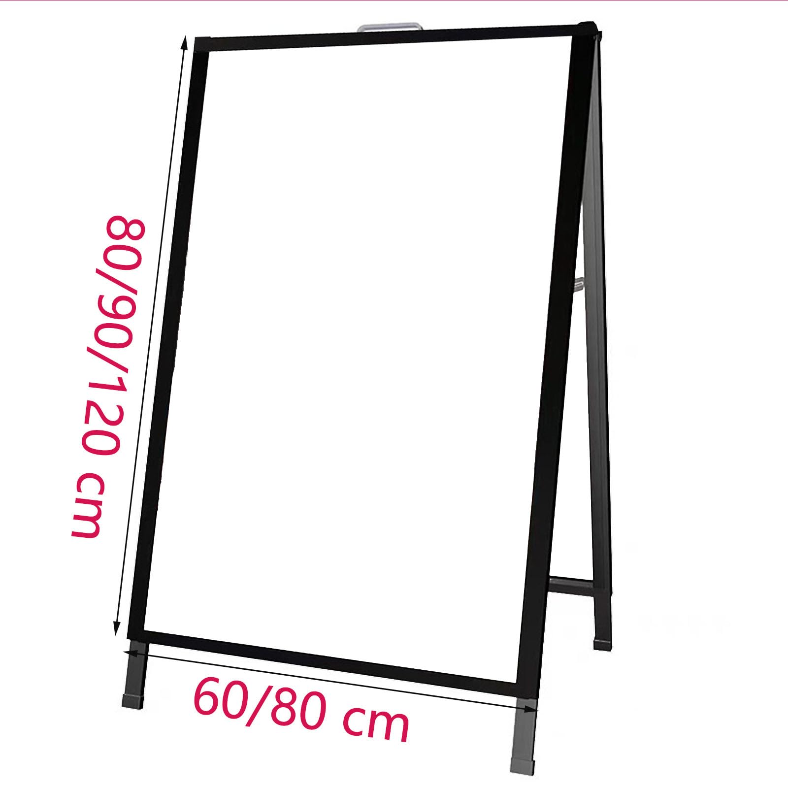 Soporte para Carteles, Soporte para Carteles, Soportes de exhibición para Carteles, Soporte Ajustable para Carteles, Soporte para Carteles, señales de pavimento 60 * 90cm Doble Cara