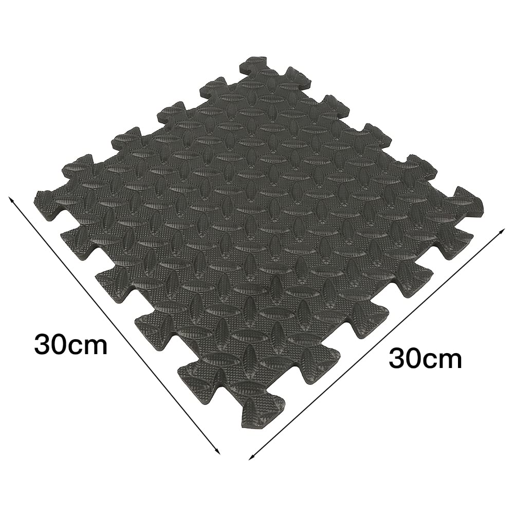 Tapis de Sport de Sol Salle de Fitness, Dalles en Mousse sans BPA, Tapis Sport fitness Tapis de Protection Antidérapant pour Salle de Gym, Fitness, Sol de Sport, Garage