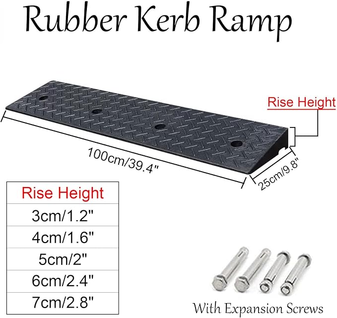 Rampa de Goma para Bordillo Heavy Duty 2.4" miniatura 3