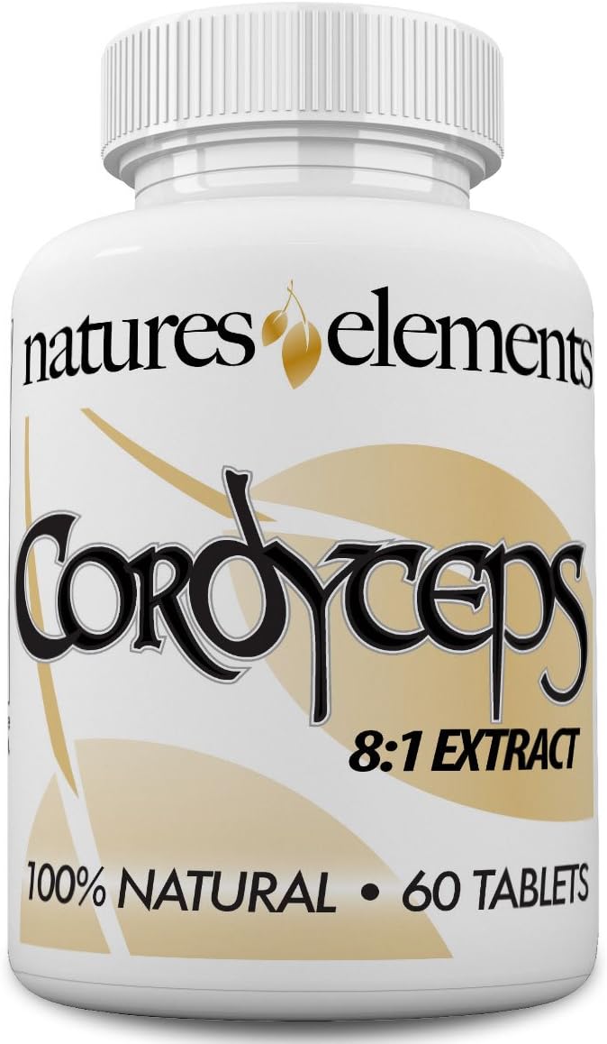 Natures Elements Cordyceps Extract 8:1 Tablets (500 Mg)