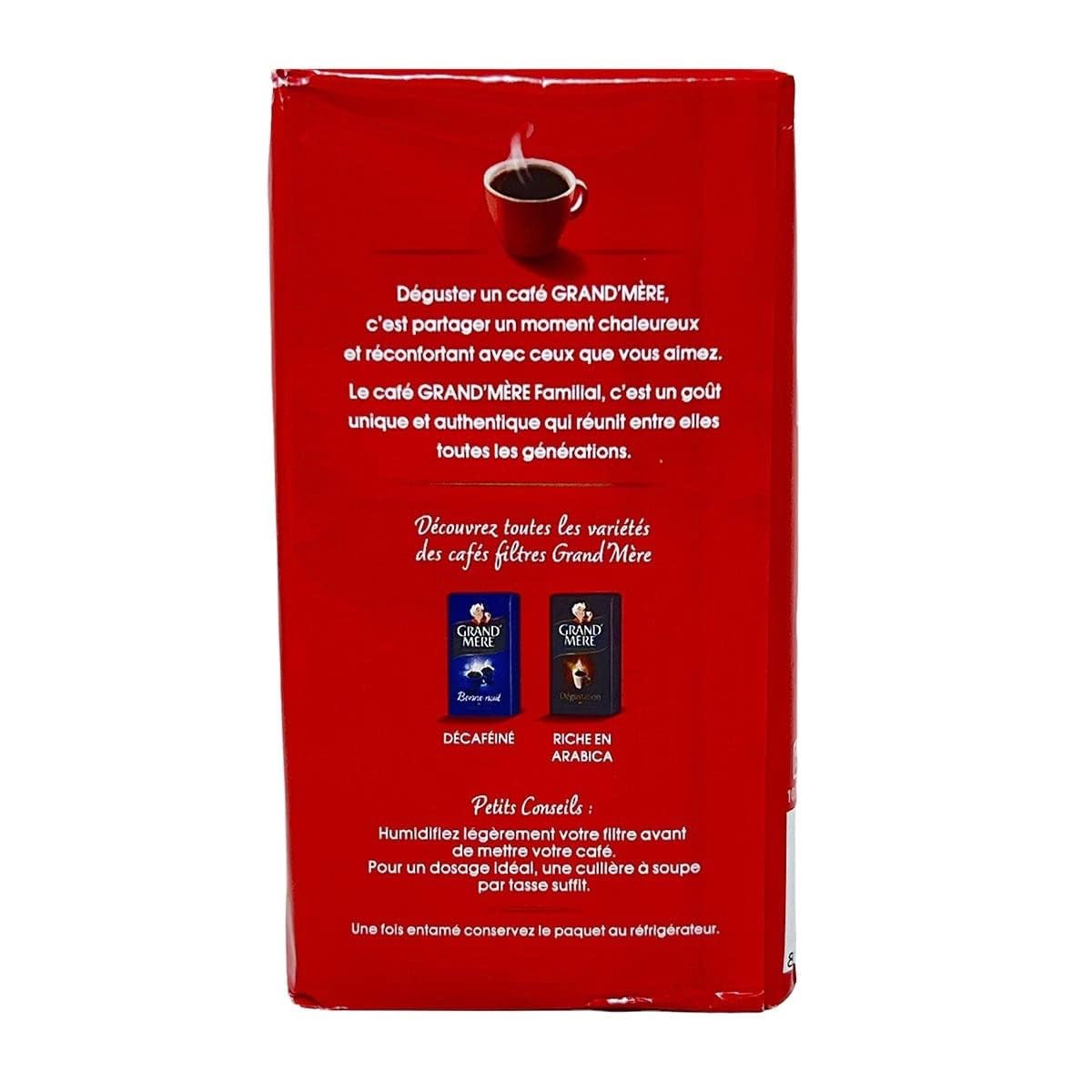 Grande Mere Familial Ground Coffee 3 Packs X 8.8oz/250g