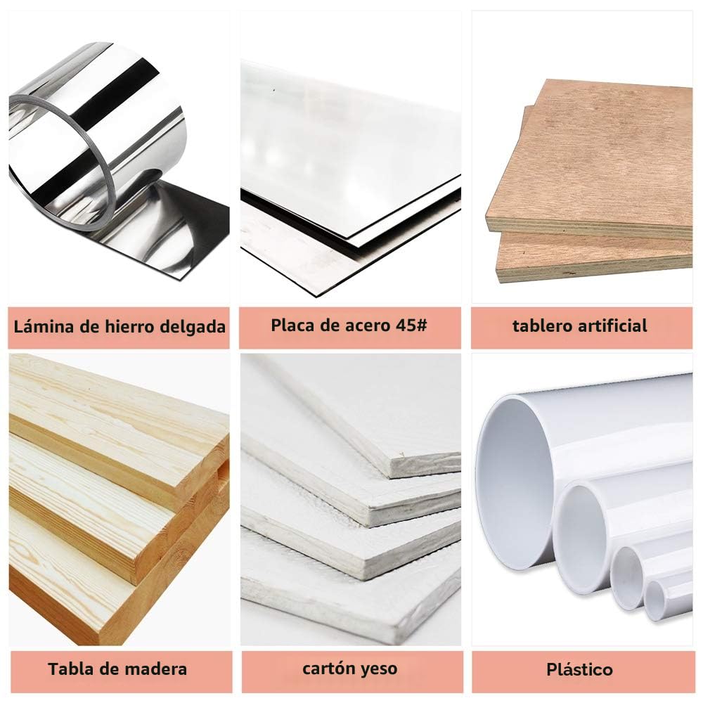 Corona 150 mm,Sierra de corona de M42 HSS LAIWEI para taladrar agujeros en madera, cartón yeso, perfiles de aluminio, PVC y otros materiales
