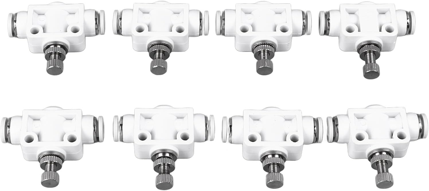 Quick Connect Pneumatic Coupler Adjustable Air Fitting for PU Hose Nylon Pipe with 0-1.6Mpa Pressure Range for Automation Equipment Air Pipelines