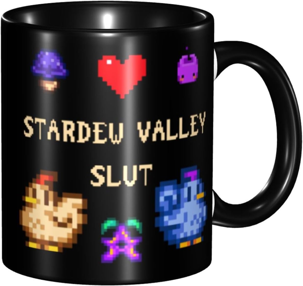 Amazon.com: Stardew Valley Slut Funny Coffee Mug, Stardew Valley Merch ...