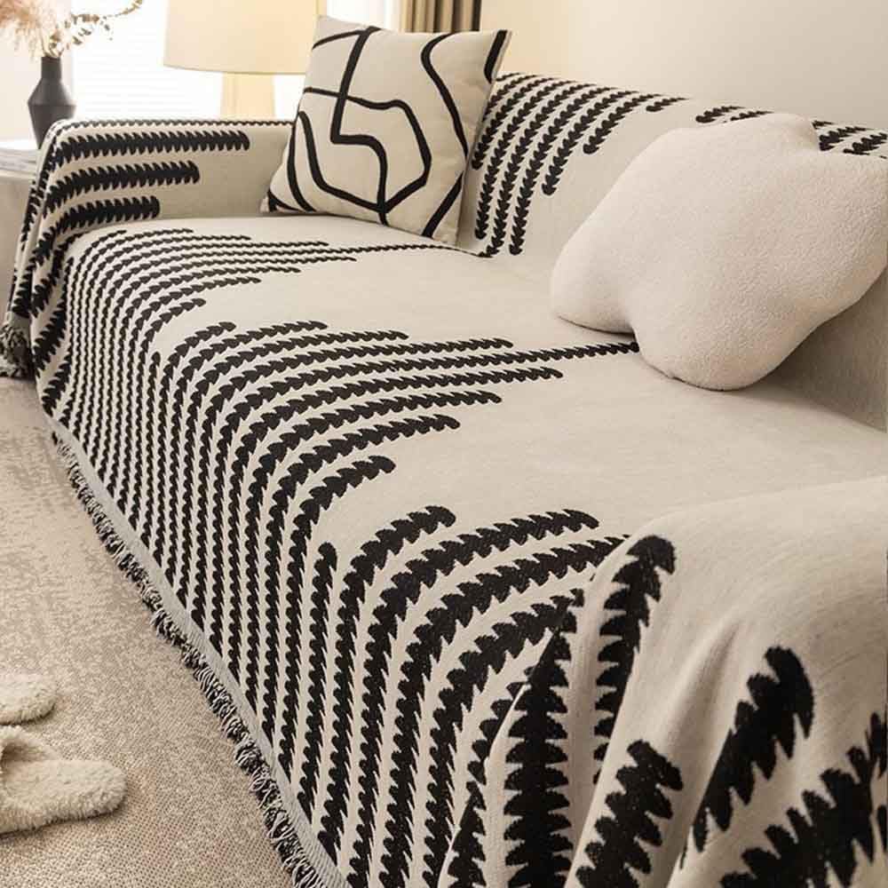 L Manta antideslizante para sofá de perro, manta de chenilla Lar, funda de sofá lavable, 180 x 180 cm, perfecta para mascotas, suave y acogedora, ideal para decoración del hogar