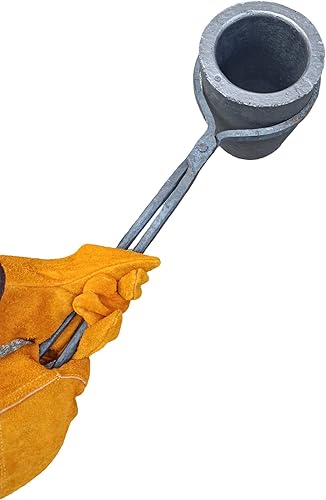 Miniatura 4 de Pinzas de crisol de 22.0 lbs para fundir metal, herramientas de fundición para crisoles de vertido y elevación, soporte de alicates de abrazadera de