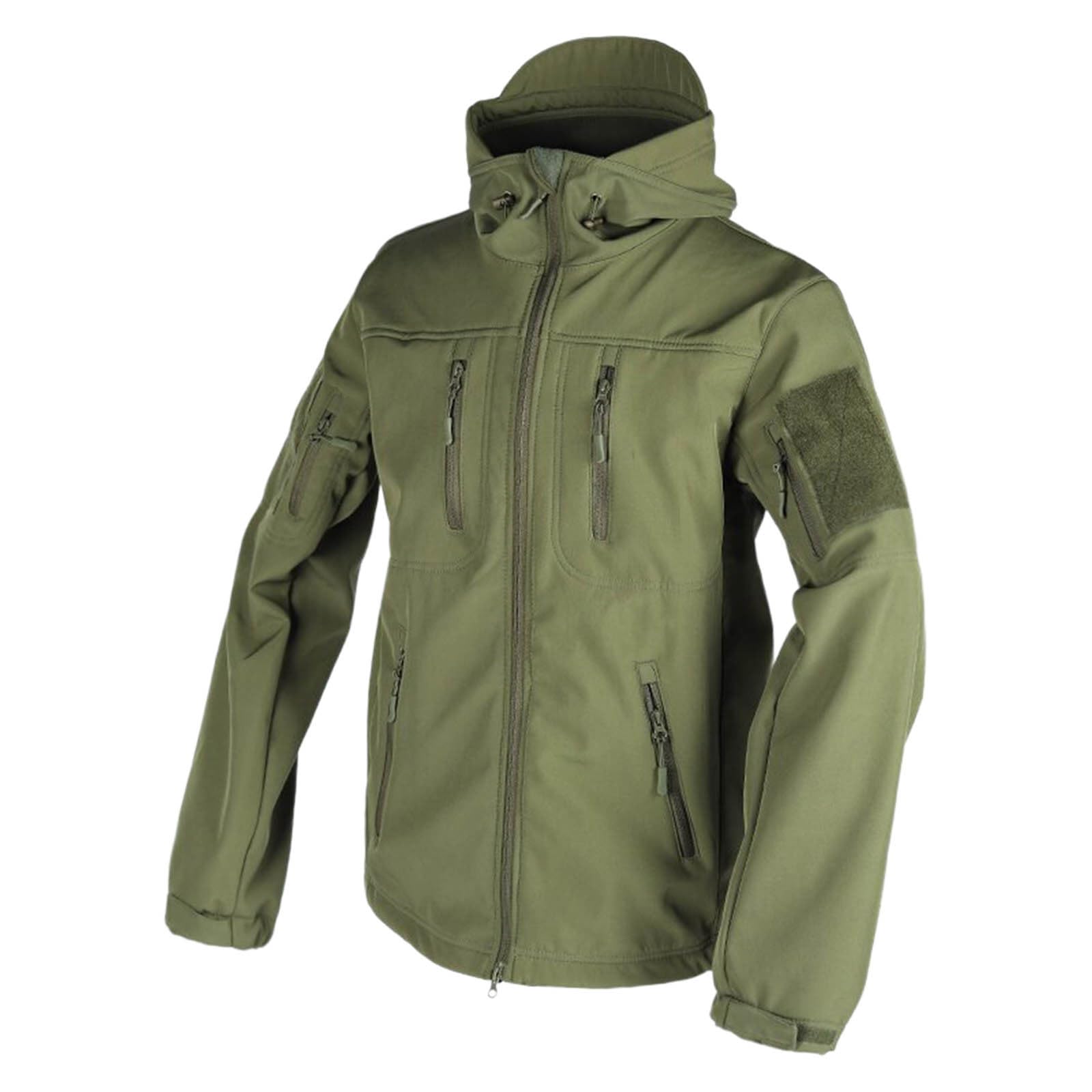 Generisch Herren Wasserdichte Camouflage Militär Uniform Anzug Taktische Jacke und Jogginghose 2 Teilig Sweatjacke Jogginganzug Winter Herbst Warm Sportanzug Set Tracksuit