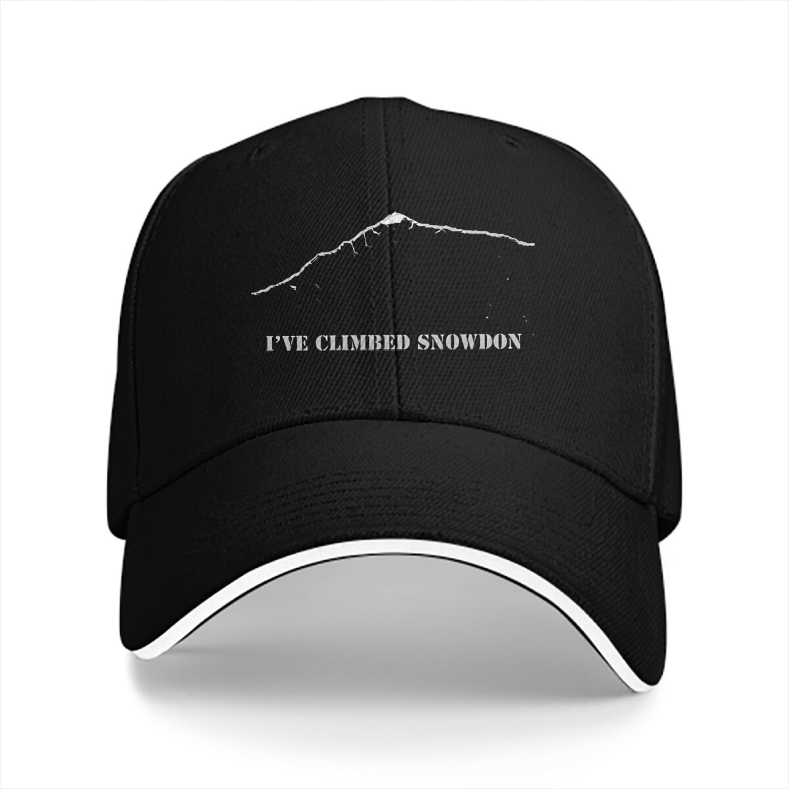 EIILHUEDPure Color Dad Hats I Ve Climbed Snowdon Men's Hat Sun Visor Baseball Caps Mountain Climber Peaked Cap