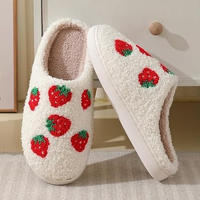Zapatillas De Estar Por Casa De Felpa - Invierno, Estampado Dibujos Animados, Suela Antideslizante TPR, Cálidas Y Cómodas Para Hombre Y Mujer