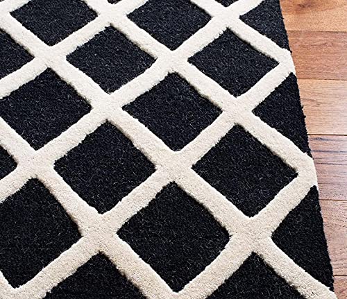 Image of Mordern Design Handmade Tufted Carpet Pure Woollen Export Quality Carpet for Living Room, Bedroom Hall [ Size 4 x 4 Square, Color Multi F5 ]