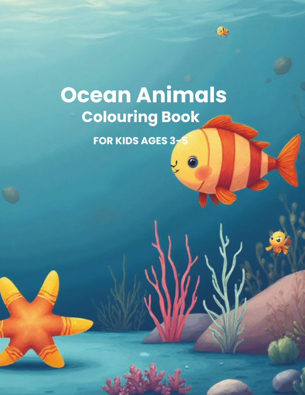 Ocean Animals Coloring Book