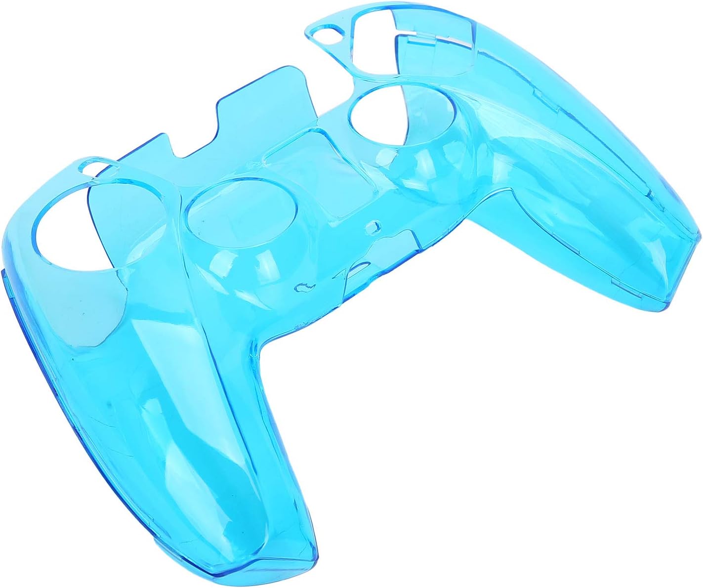 Portable Protective Case for Controller for PS-5, Hard PC Protector for Game Controller for PS-5, Transparent Hard Case for Play Station 5, Accessories for PS-5(Blue)