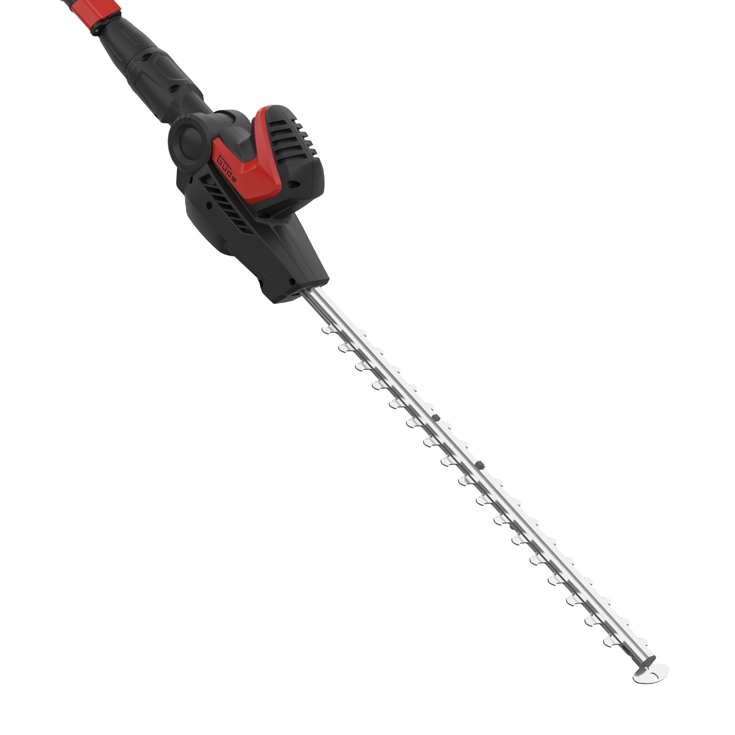 Güde GTHS 530-500 teleskopowe nożyce do żywopłotu, 230 V, moc silnika 500 W, długość cięcia 45 cm, grubość cięcia 1,8 cm, obrotowa głowica tnąca, długość całkowita do 2,6 m, szybkie zatrzymanie