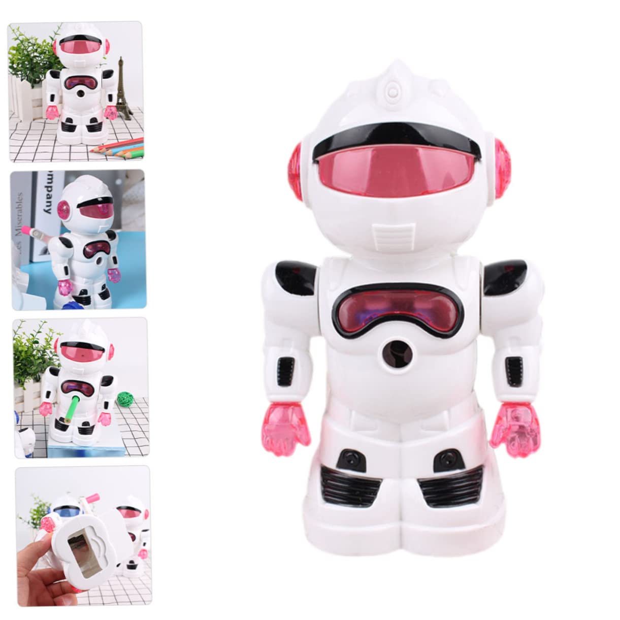 NUOBESTY 5 Pièces Taille-crayon Robotique Taille-crayon Électrique Crayons Mécaniques Taille-crayon à Main Machine Pour Les Enfants Électronique Aiguiseurs Aiguiseur Électrique Métal Rouge