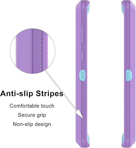 Miniatura 6 de Funda protectora híbrida para Samsung Galaxy Note 10 Plus, protección a prueba de golpes, resistente, de plástico duro, de goma, híbrida, para Lila