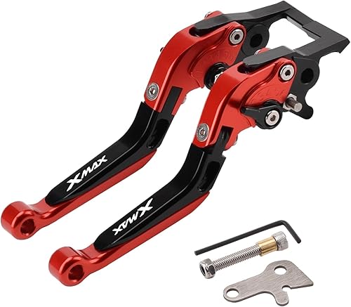 Miniatura 13 de Palanca de freno de embrague plegable ajustable para Xmax 125 250 300 400 XMAX250 XMAX300 2018 2023 (color : 7)