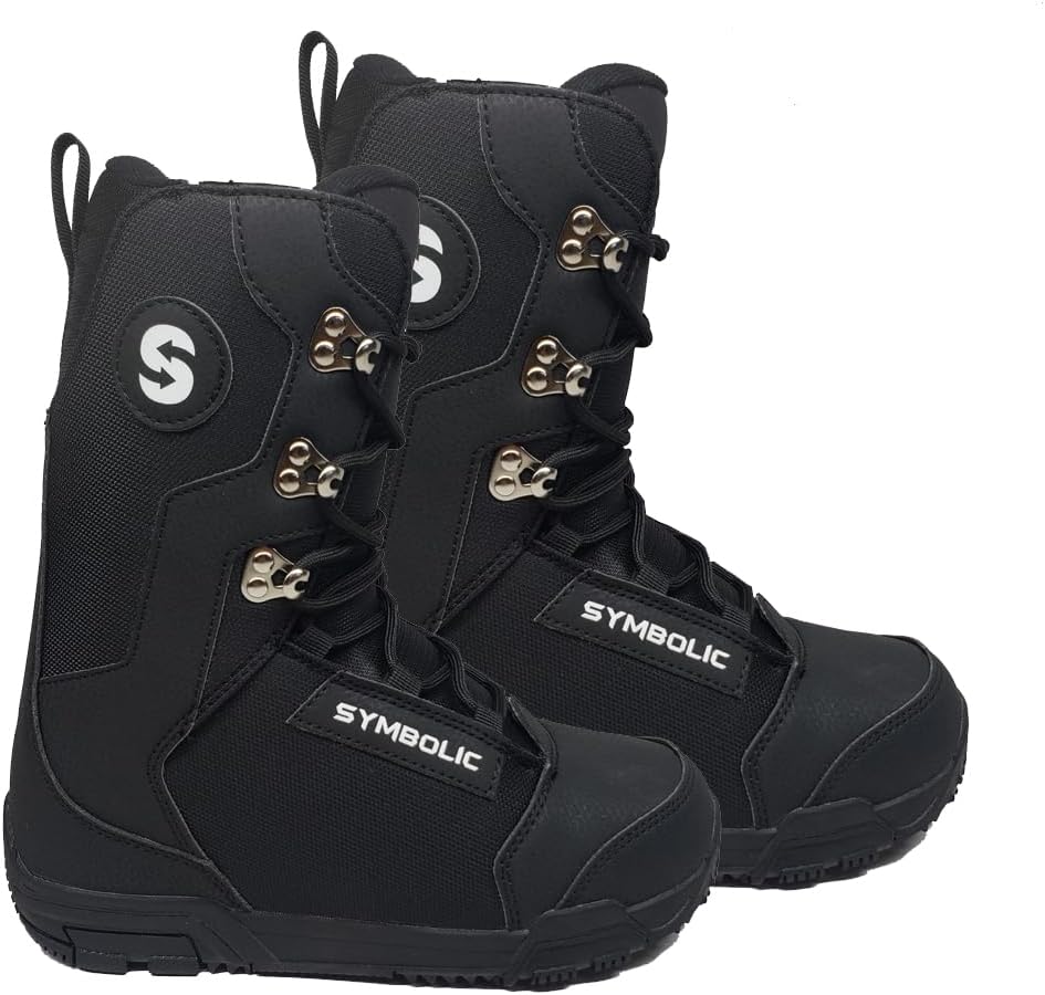 Symbolic UL Forum Black Snowboard Boots Men Women 6 7 8 9 10 11 12 13 14 15 Fit Strap in Bindings Freeride Freestyle Alll Mountain