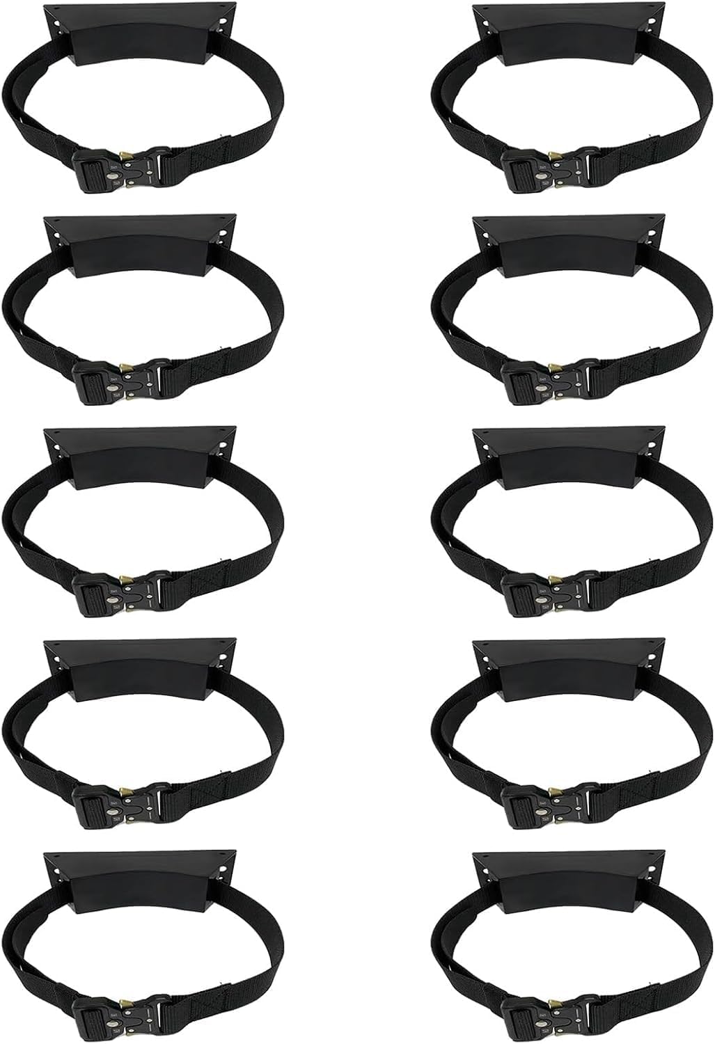 Cylinder Wall Mount Bracket - for Workshops and Outdoor Areas(Black,10pack)