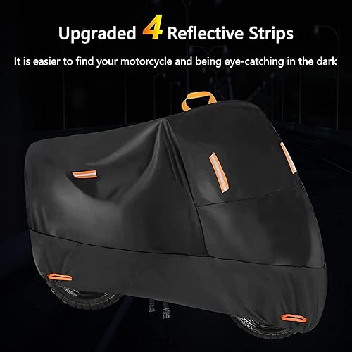 Miniatura 4 de Cubierta de motocicleta Oxford 300D resistente para motocicleta, cubierta de moto de suciedad, 96 pulgadas XL para Adventure Cruiser Street Sport