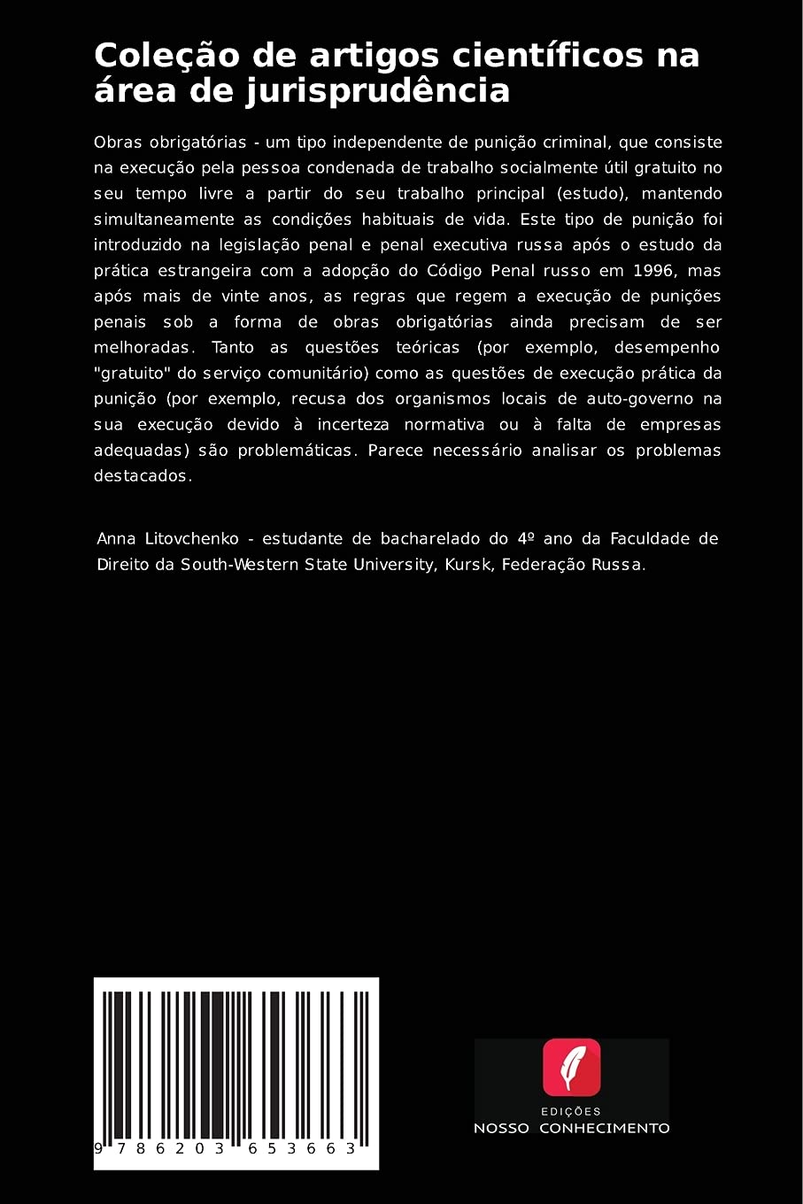 Coleção de artigos científicos na área de jurisprudência