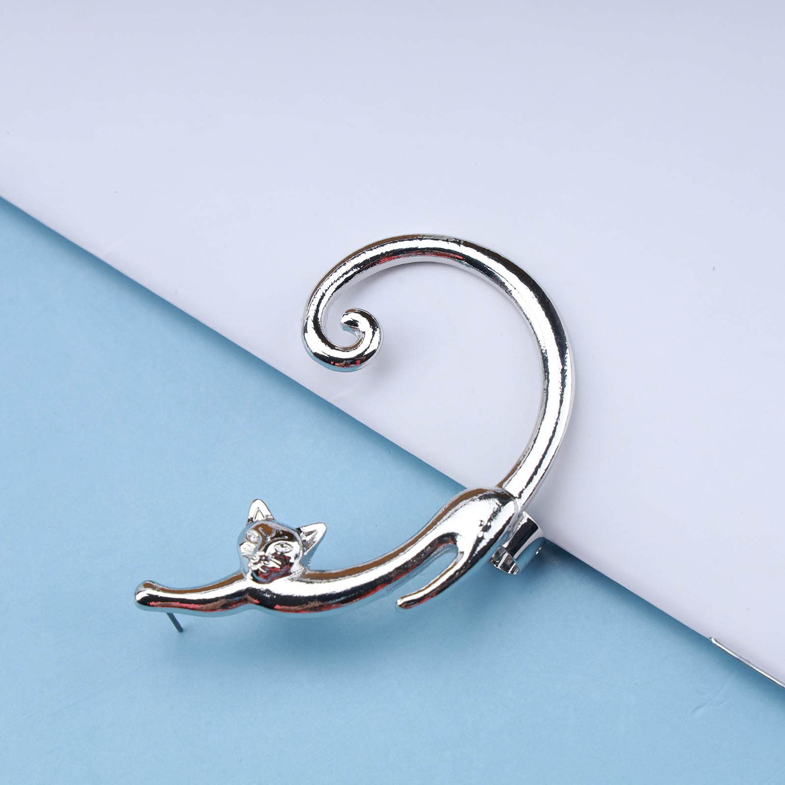 Orecchini Gatto Vintage Bohémien: Gioielli Minimalisti A Due Modi Per Donne E Ragazze - Zinco Di Qualità - 4