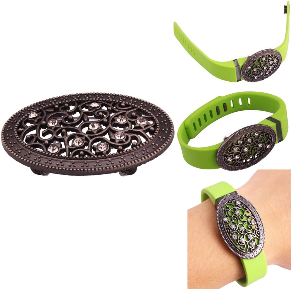 I-SMILE 2pcs Replacement Bands with Metal Clasps Wireless Activity Bracelet Sport Wristband for Fitbit Flex(No Tracker, Replacement Bands Only) & Silicon Fastener Ring
