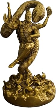 VIBHSA Dashboard Resin Mystical Shiva Idol Home Decor Item Mystical Shiva Murti Statue
