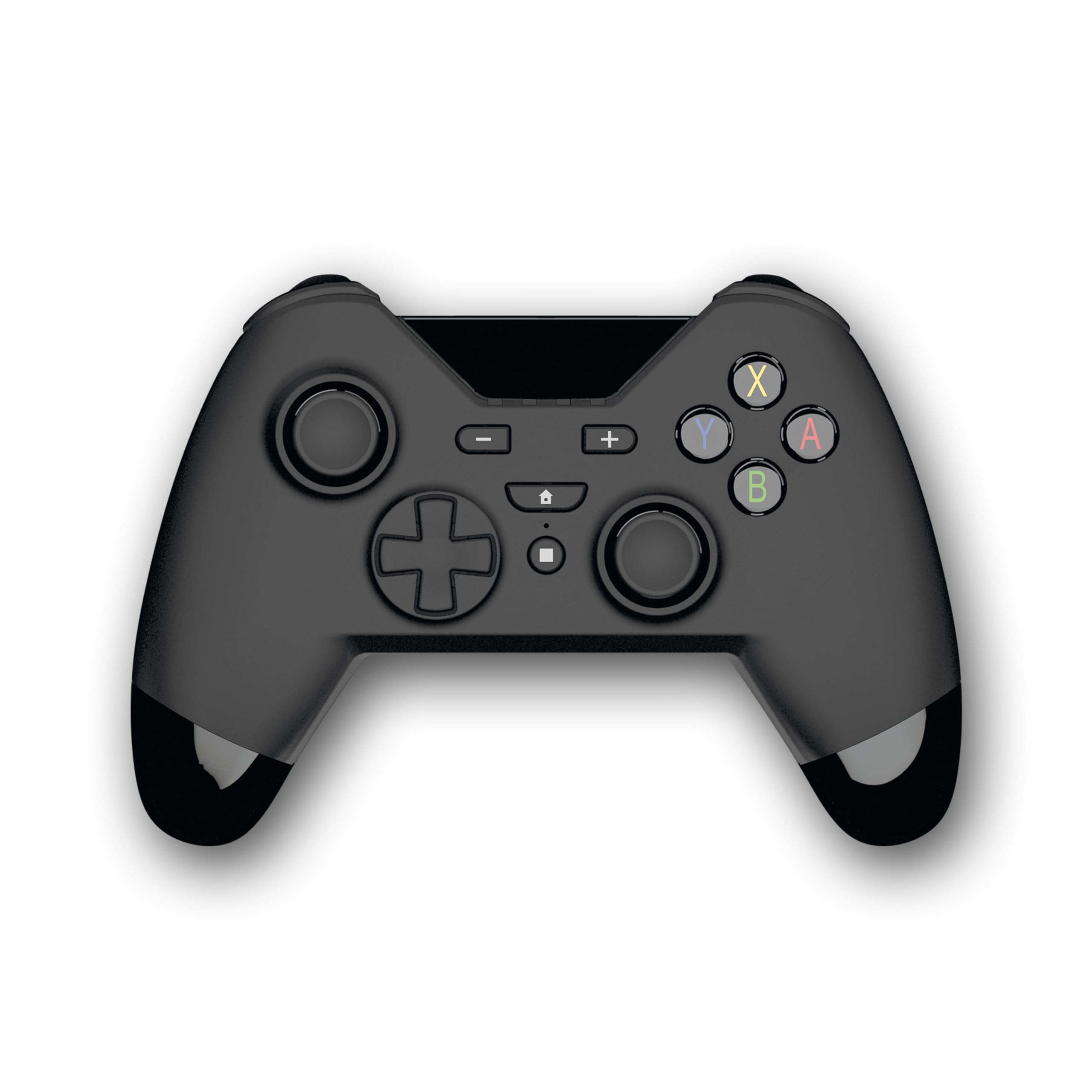 Gioteck WX4 - Manette Bluetooth sans fil pour Nintendo Switch - Manette compacte pour Switch/Switch Lite/PC - Vibrations - Autonomie 12 Heures avec LED Niveau de Batterie - Couleur Noir