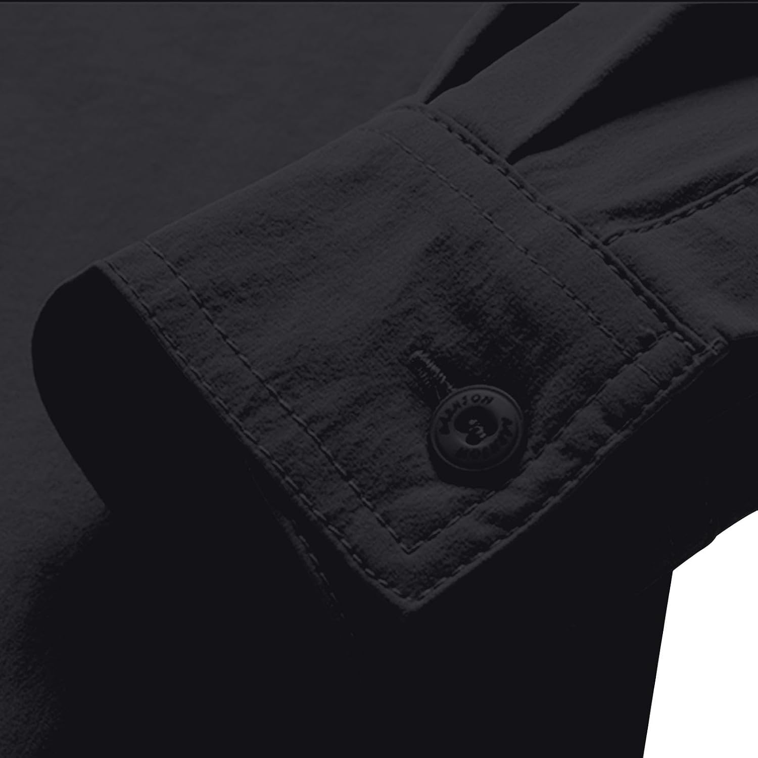 Men's Long Sleeve Tactical Shirts Military Work Fishing Shirts Button Down Outdoor Hiking Shirt with Zipper Pockets