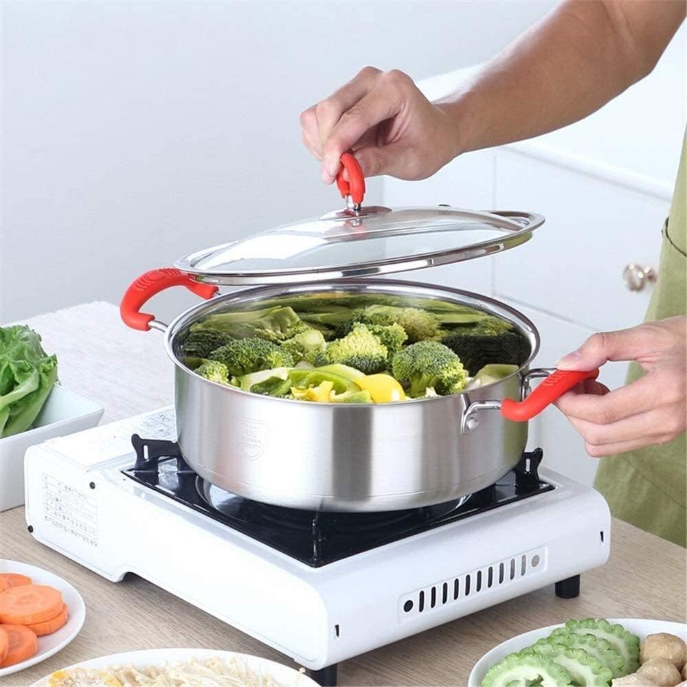 Pot Sets 3-Piece Stainless Steel Cookware Set