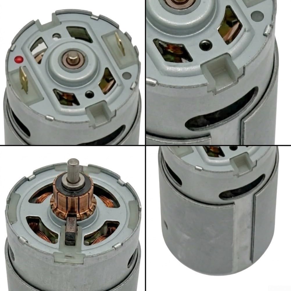 Motor Metal Recortasetos Eléctrico 24.5x37.5mm Plateado