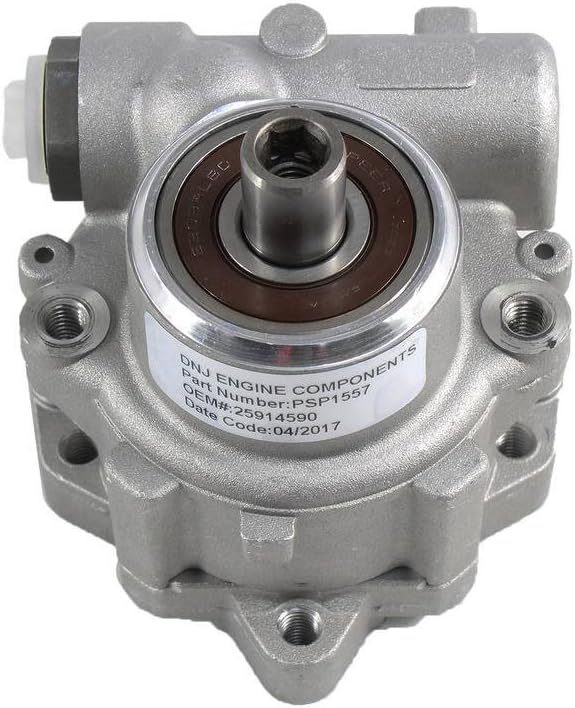 DNJ PSP1557 New Power Steering Pump for 2008-2014 Cadillac CTS 3.0L-3.6L V6 24V DOHC 182cid