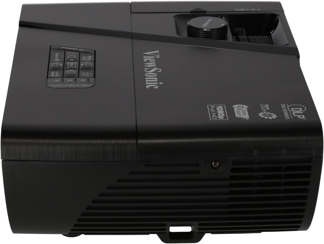 ViewSonic PRO7827HD 1080p HDMI RGBRGB Rec.709 Lens Shift Home Theater Projector
