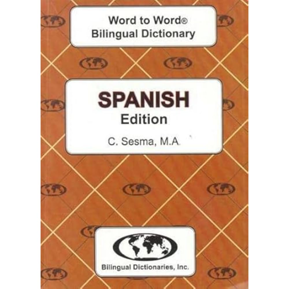 English-Spanish & Spanish-English Word-to-Word Dictionary