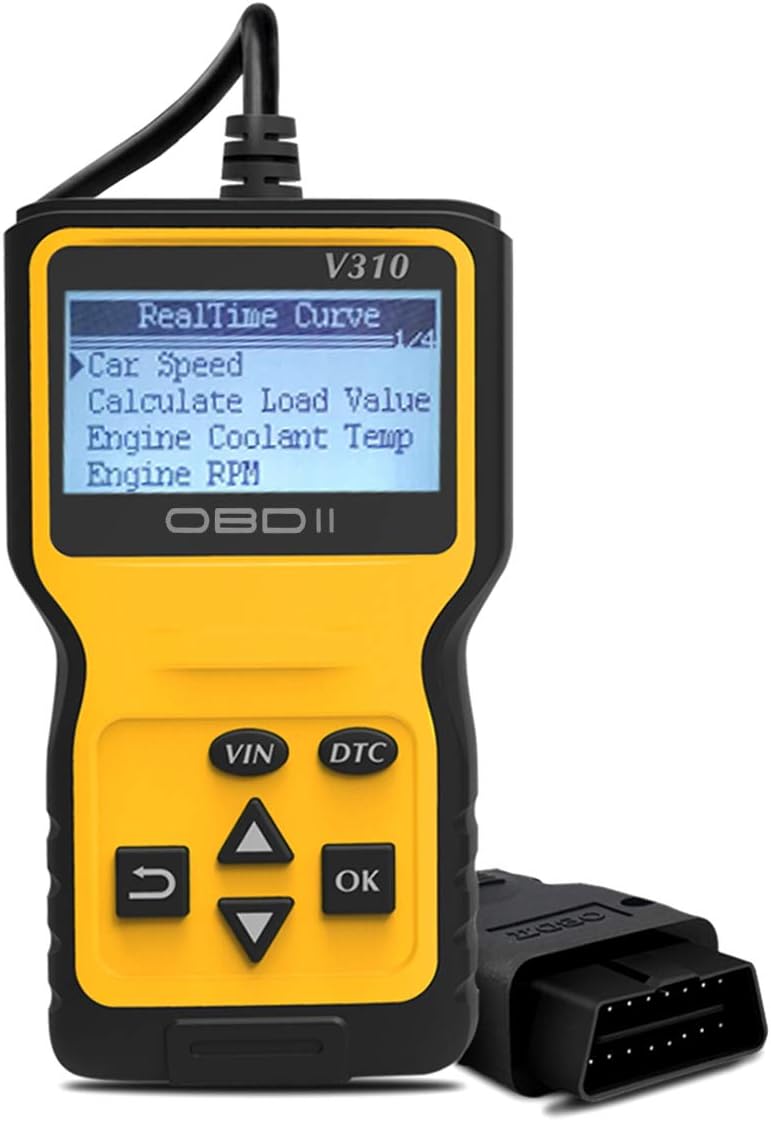 Picowe V310 OBD II Scanner Universal Car Engine Fault Code Reader OBD2 Scanner Auto Vehicle Check Engine Light Analyzer Diagnostic Scan Tool