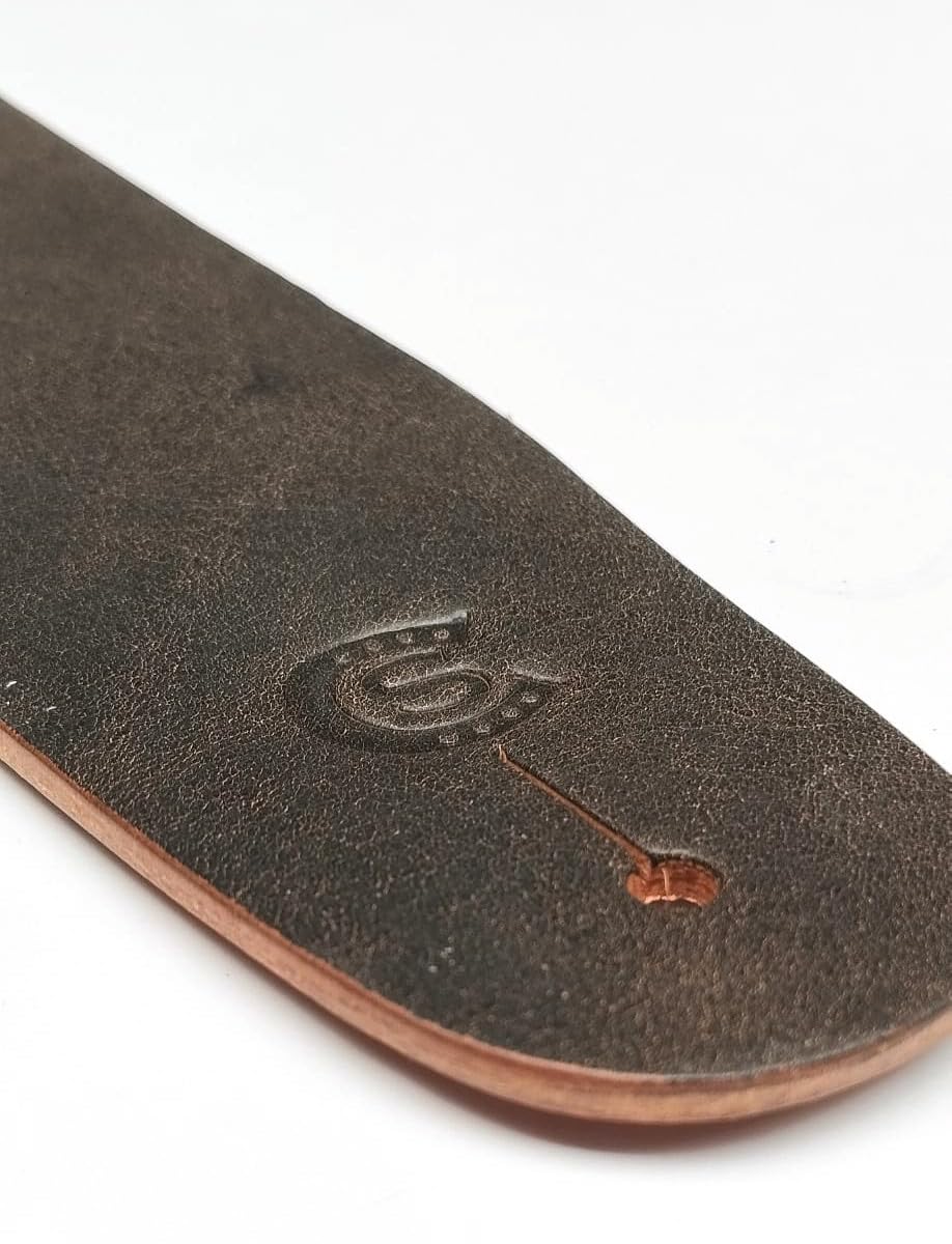 Custom Style Tracolla in cuoio vintage larghezza 8 cm - T812Z101