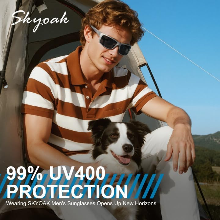 Unbreakable Polarized Sports Sunglasses for Men, Scratch/Seawater-Proof/Oleophobic Coating Lens, Aluminum Frame Sun Glasses - Image 2