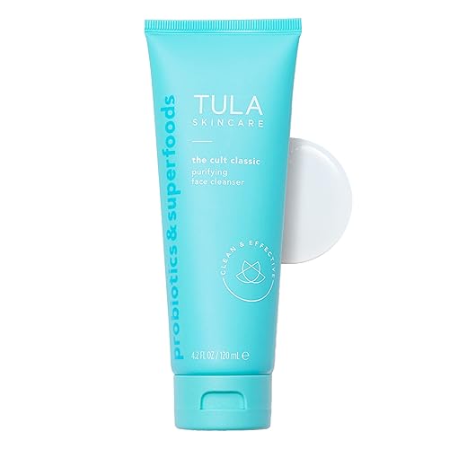 Miniatura 1 de TULA Skin Care The Cult - Limpiador facial purificador clásico, suave y eficaz, removedor de maquillaje, nutritivo e hidratante, 4.2 onzas